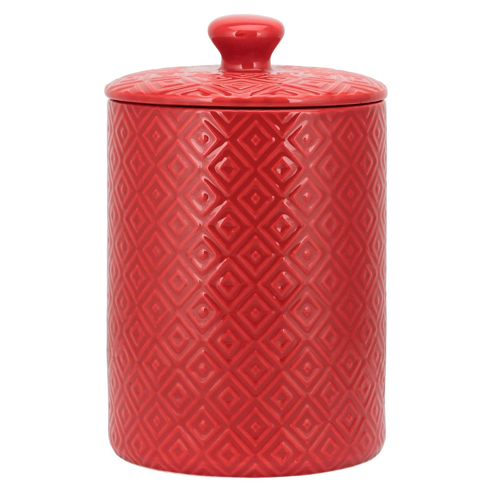 10 Strawberry Street Diamond Ensemble de 3 bidons, rouge