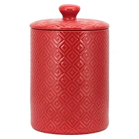 10 Strawberry Street Diamond Ensemble de 3 bidons, rouge