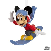 Décoration Hallmark de Noël (Mickey sur sa planche à neige, Disney)