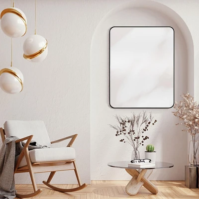 Home Trends 26''*32'' Assorted Aluminium Mirror,Black