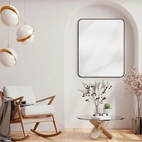 Home Trends 26''*32'' Assorted Aluminium Mirror,Black