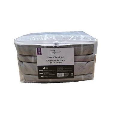 fleece sheet set