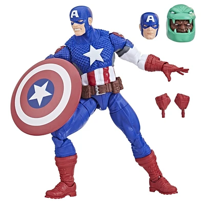 Hasbro Marvel Legends Series: Ultimate Captain America des bandes dessinées classiques Marvel Ultimates, figurine articulée de collection de 15 cm