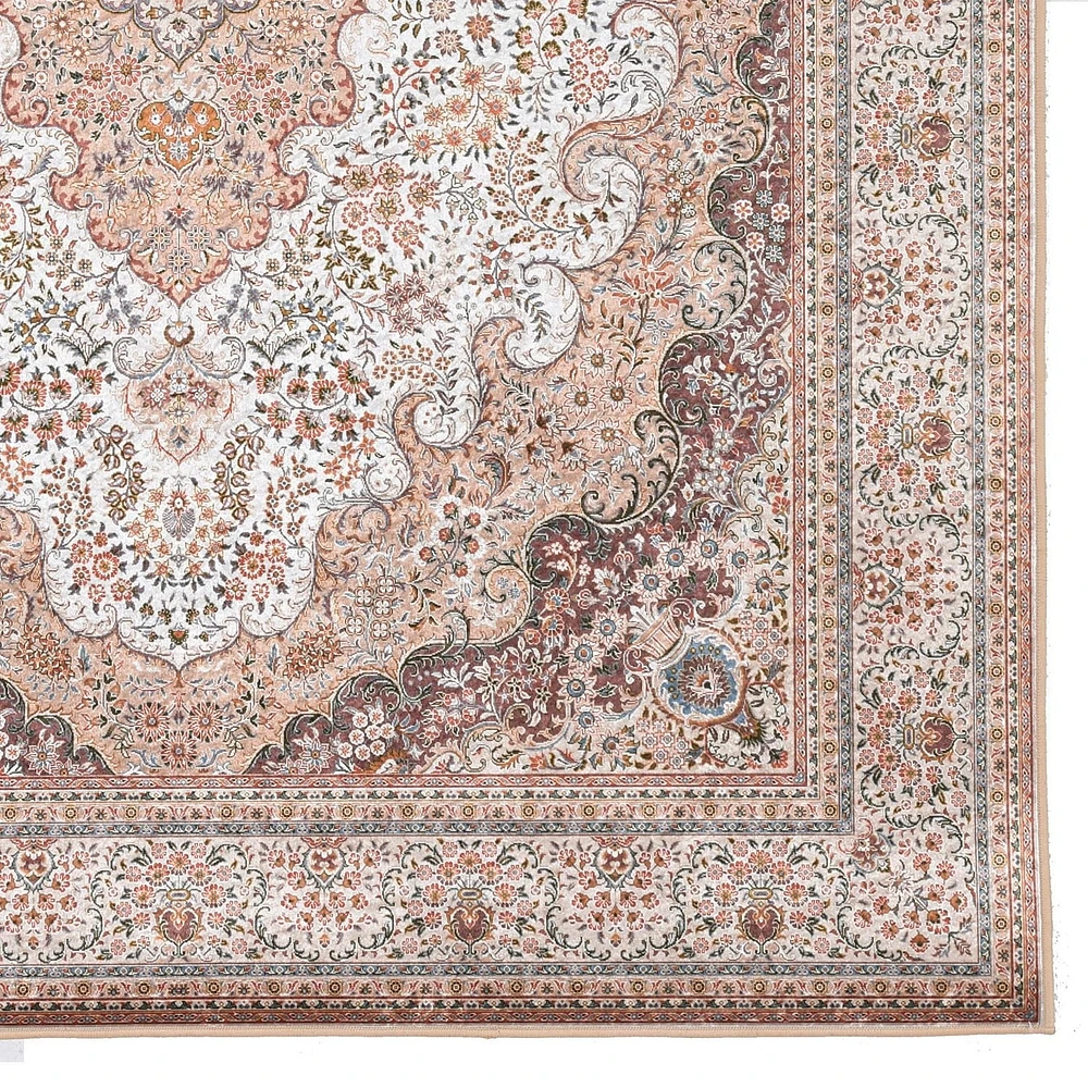 Tapis Emerald Klein bleu & ivoire de 5 pi x 7 pi