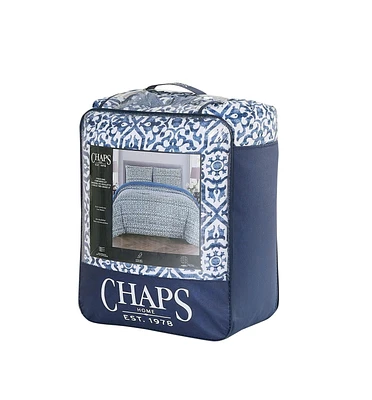 Chaps 3pc Comforter Set Navy Double/Queen, Cozy Navy D/Q Regular Blanket