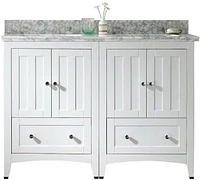 Imaginations Américaines 47,5 pouces W Vanity Set Blanc