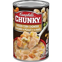 Campbell's® Chunky® Chicken Corn Chowder Ready to Serve Soup, Shelf Stable, Chunky(R) Ready to Serve 515 mL