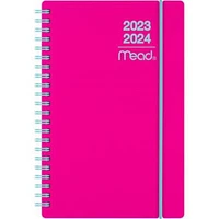 Agenda De Poche Hebdomadaire/Mensuel 2024 Mead, Pop En Couleurs Agenda hebdomadaire