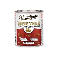 Fini clair semi-lustré Varathane à une couche de triple épaisseur 946 ml