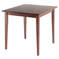 Winsome Groveland 5Pc Square Dining Table with 4 chairs in Walnut Finish
