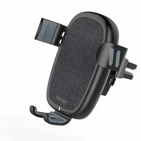 Ventev - Qi 10W Wireless Car Mount Kit Dark Gray