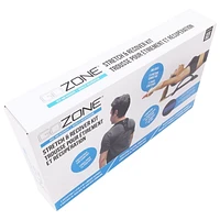 GoZone Kit d'étirement et de Récupération, étireur de dos et Correcteur de Posture pour Hommes et Femmes, Soutien du dos et Soulagement de la Douleur, Noir Kit d'étirement du dos et de Correcteur de Posture
