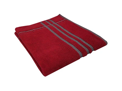 MAINSTAYS PERFORMANCE OVERDYED PLAID BATH TOWEL