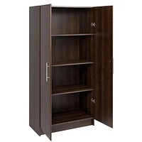 Prepac Elite 32" Espresso Storage Cabinet