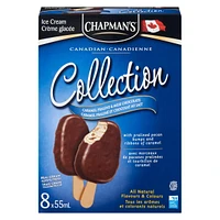 Chapman's Canadian Collection Caramel Praline Bumpy Ice Cream Bar, 8 x 55mL