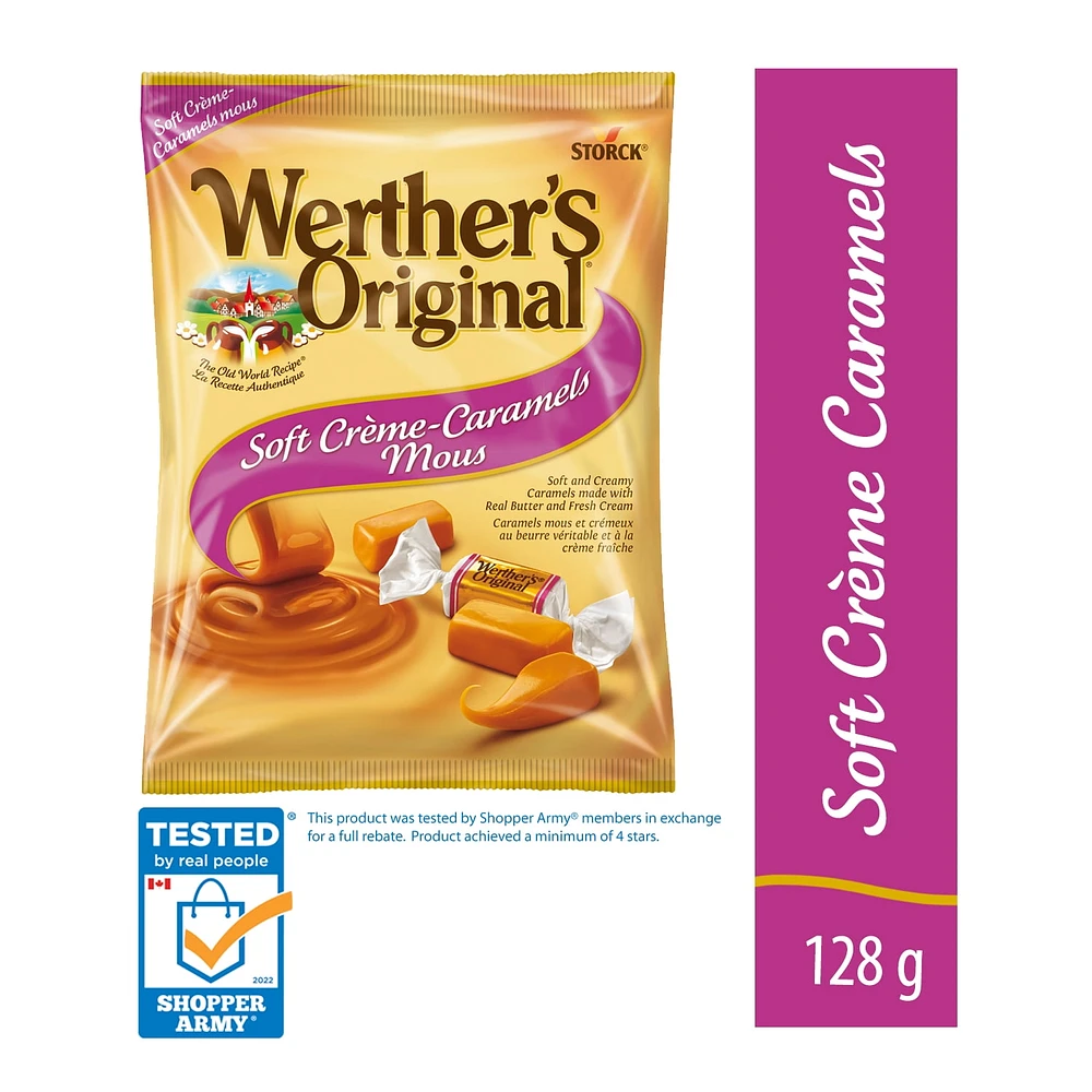 Werther's Original Soft Crème Caramel Candy, 128g