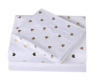Ensemble de draps à imprimé en microfibre douce facile à nettoyer pour enfants Mainstays Tailles: 1 place, 2 places et grand lit