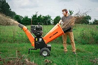 DK2 POWER 5-Inch 9.5 HP 277 cc Kinetic Drum Chipper