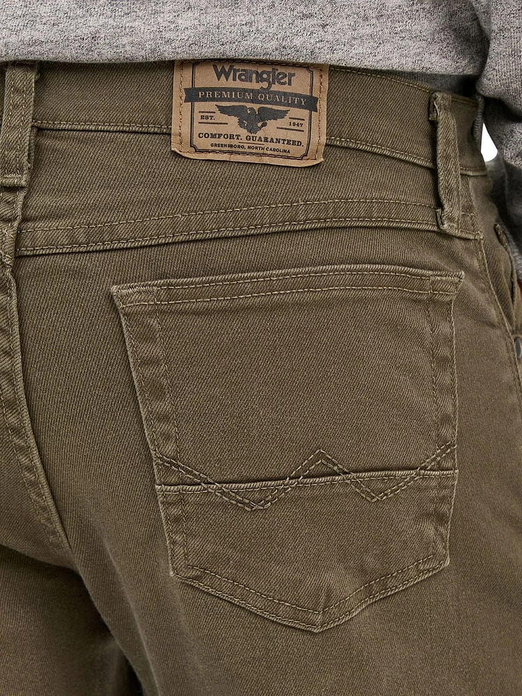Wrangler denim couleur mode pour hommes de