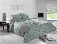 Gouchee Home Impression géométrique Komet Ensemble de housse de couette en coton