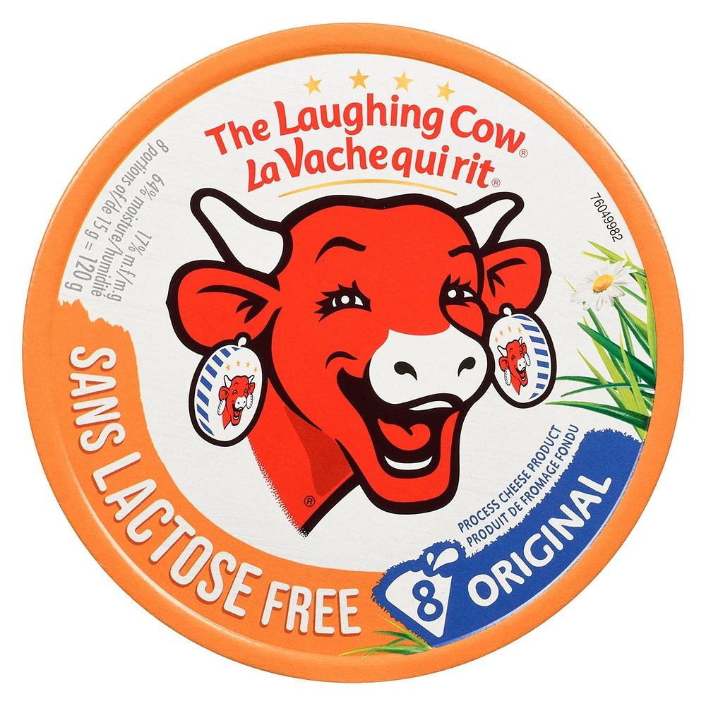 The Laughing Cow, Lactose Free, Spreadable Cheese 8P