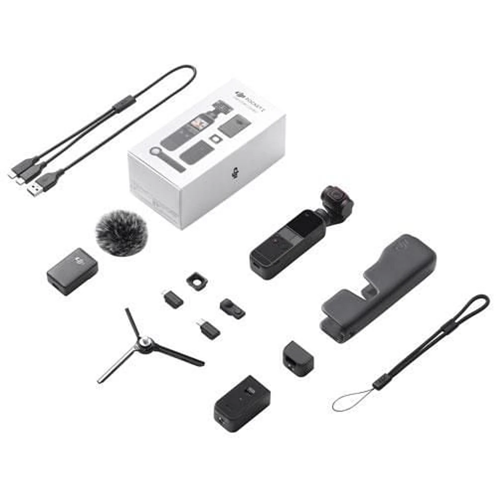 DJI Pocket 2 HD Action Camera Combo - Black