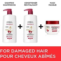 L'Oréal Paris Hair Expertise Total Repair 5 Hair Mask, Enriched Active Serum, 300 mL