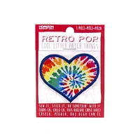 Retro Pop Tie Dye Heart Patch by Horizon Group Usa