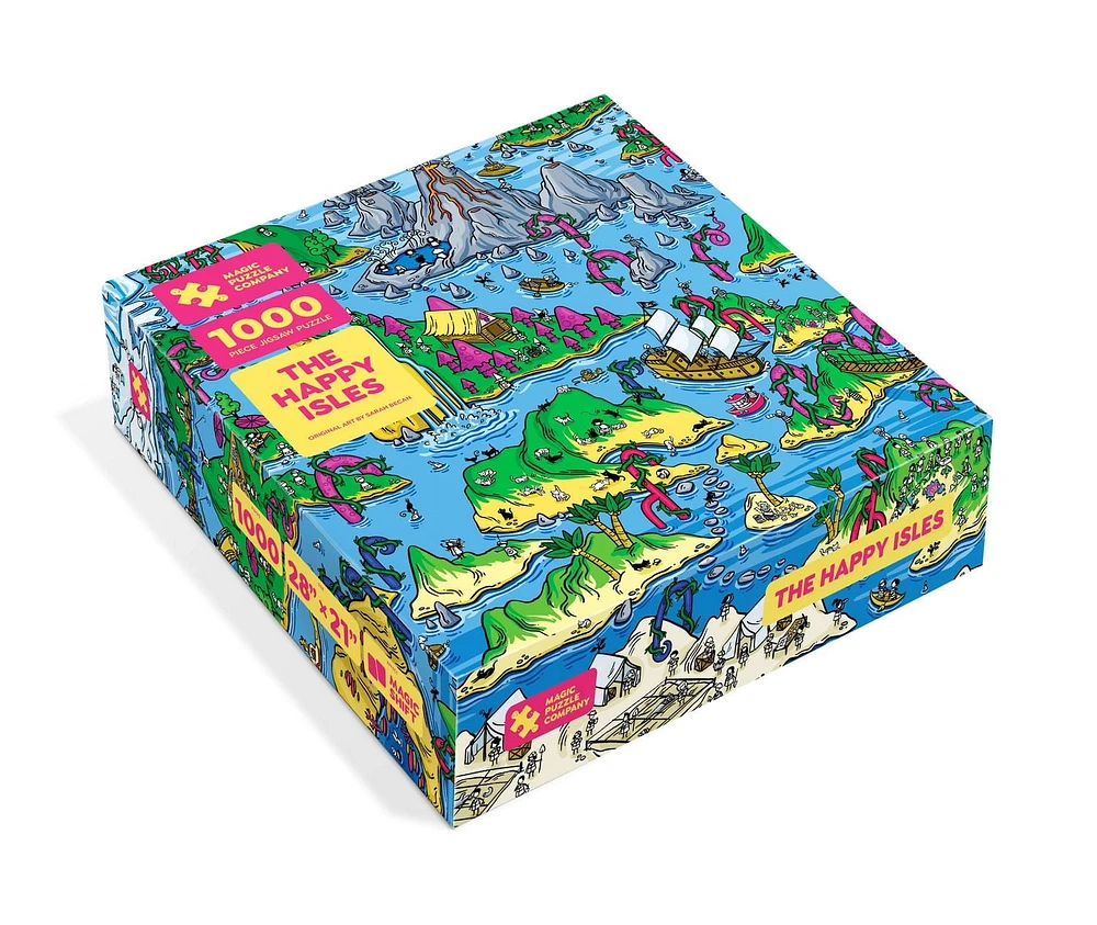 The Happy Isles 1000 Piece Jigsaw Puzzle from The Magic Puzzle Company Series Two