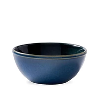 Bol en grès Corelle® 21 oz, bleu marine, glaçure réactive, paquet de 4