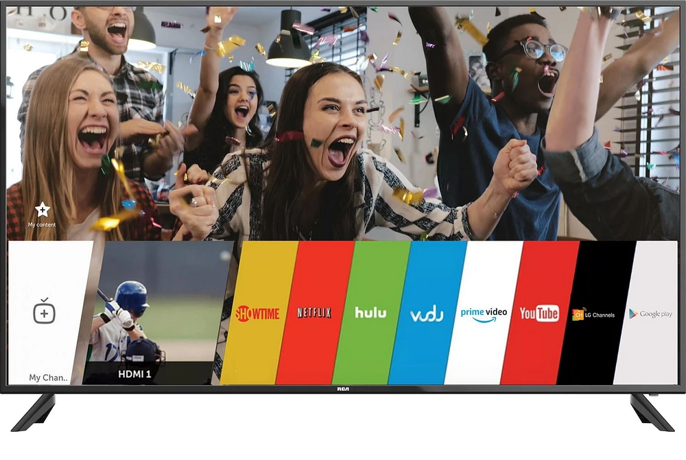 RCA 82" 4K Ultra HD Smart TV powered by webos