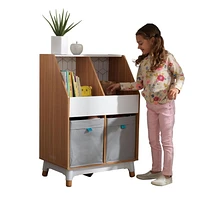 KidKraft Meuble avec bacs de rangement Mid-Century Kid
