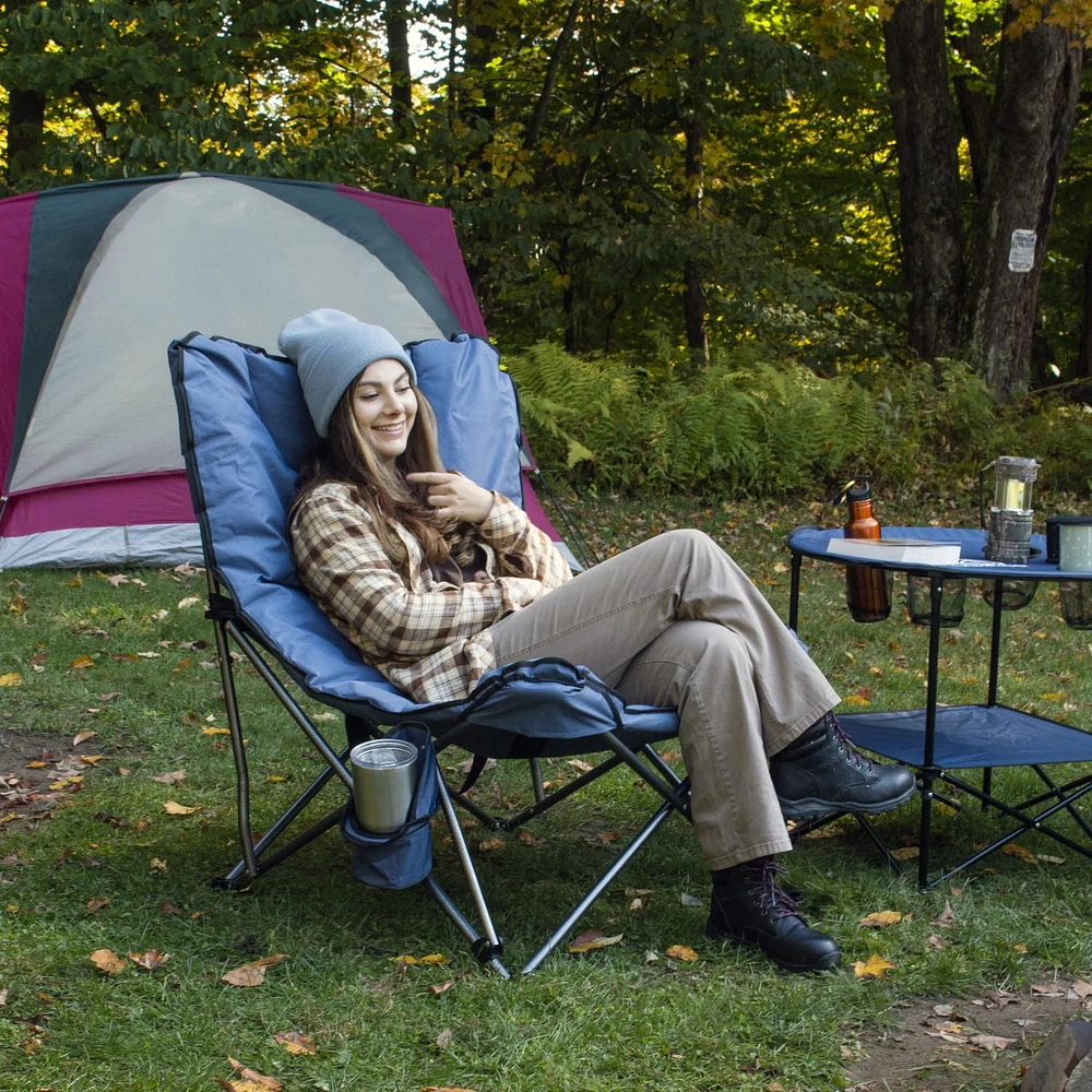 Chaise de camping Jumbo rembourrée-Acier