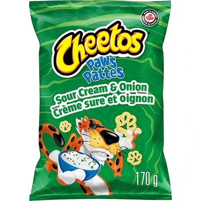 Cheetos Paws Sour Cream & Onion Flavoured Snacks