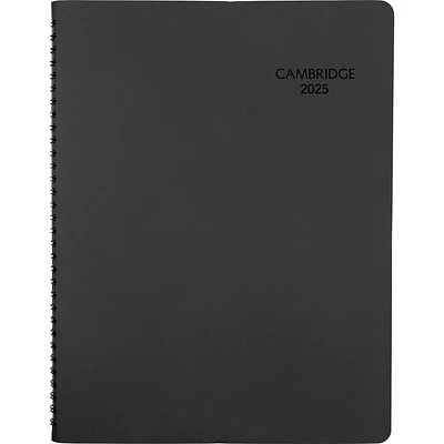 Agenda hebdomadaire/mensuel Cambridge Grand 2025 Planificateur