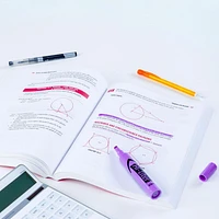 Avery® HI-LITER® Surligneur modèle bureau, Violet Brillant, Pointe Biseautée