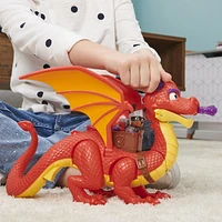PAW Patrol, Figurines articulées Rescue Knights Sparks the Dragon avec super ailes et chiot Claw, jouets pour les enfants à partir de 3 ans