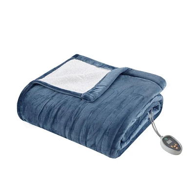 CC Plush Heated Blanket with Automatic Timer