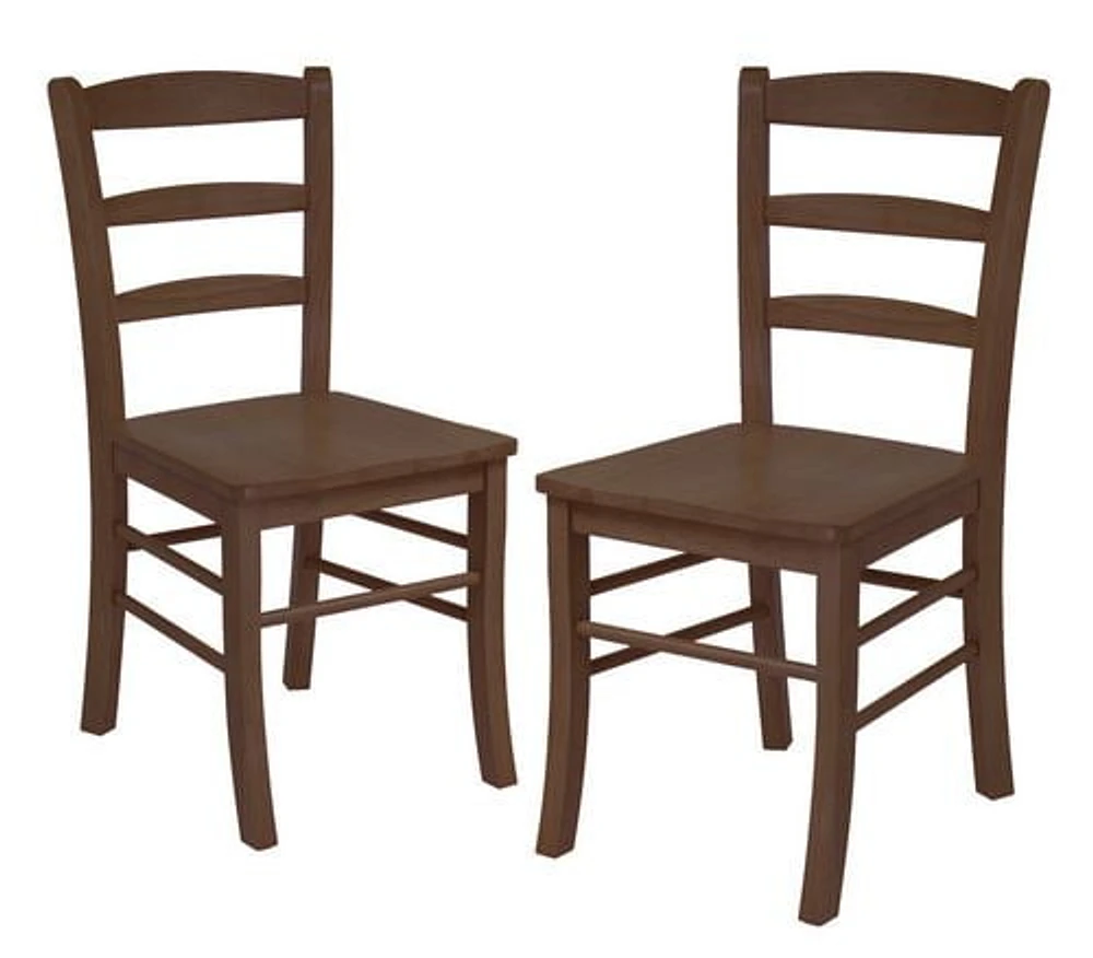 Winsome Table de salle à manger carrée 3 pièces Groveland avec 2 chaises