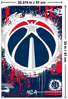 NBA Washington Wizards - Maximalist Logo 23 Wall Poster, 22.375" x 34"