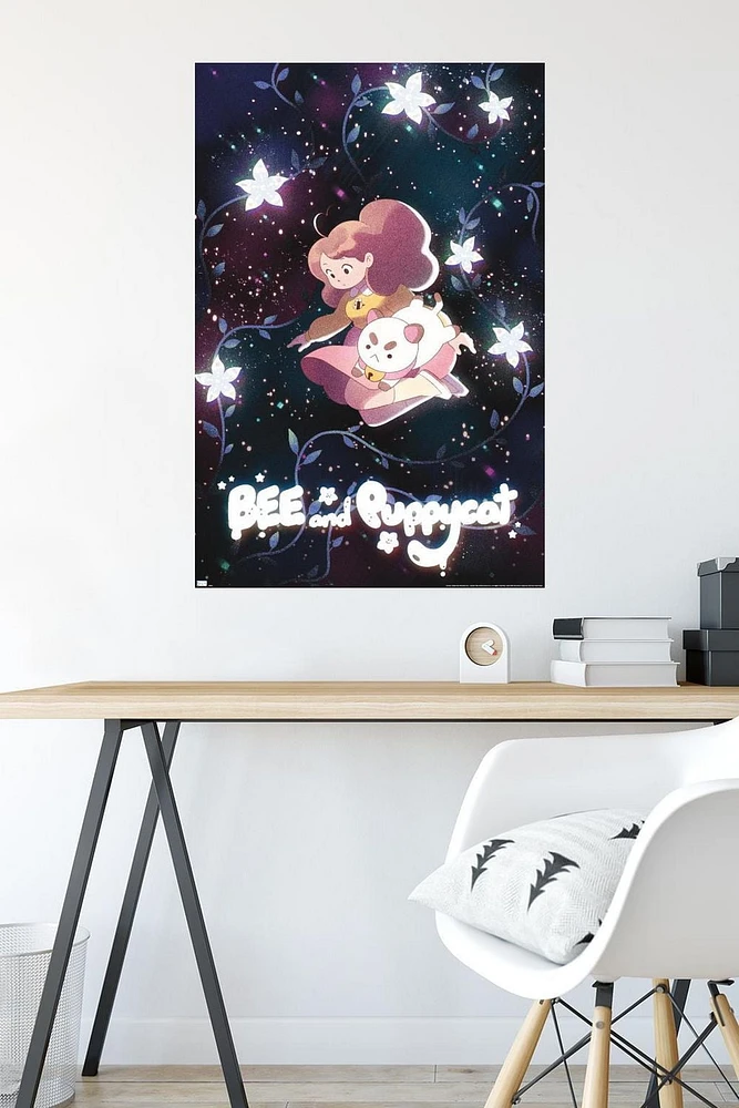 Bee And Puppycat - Space Flowers Key Art Wall Poster, 22.375" x 34"