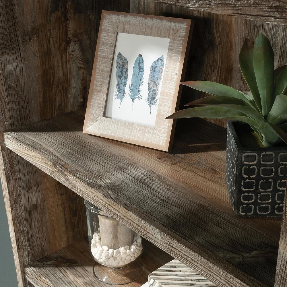 Sauder La Collection Granite Trace Bibliothèque, Finition Rustic Cedar, 433950
