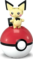 MEGA Pokémon Pichu Building Toy Kits with Action Figure (24 Pieces) for Kids