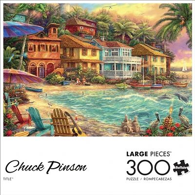 Buffalo Games - Le puzzle Chuck Pinson - Island Time - en 300 pièces