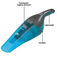 dustbuster®, aspirateur à main Wet/Dry, aspirateur sans fil 8V QuickClean aspirateur main sans fil sec et humide