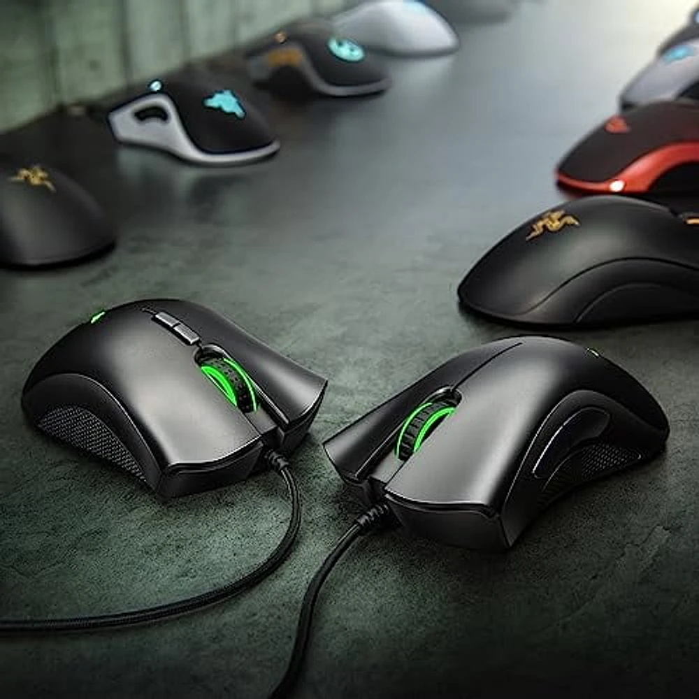 Razer DeathAdder Essential - Mouse - ergonomic - right-handed - optical - 5 buttons - wired - USB - black