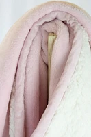 Juddlies Designs - Baby - Flannel Sherpa Blanket - Machine Washable
