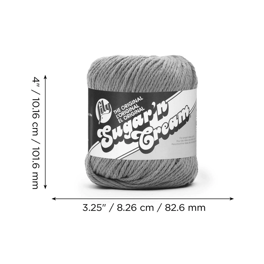 Lily Sugar'n Cream® The Original Yarn, Cotton #4 Medium, 2.5oz/71g