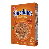 Post Honey Shreddies Cereal, Retail Size, 440 g, E-SHREDDIES HONEY SHREDDIES