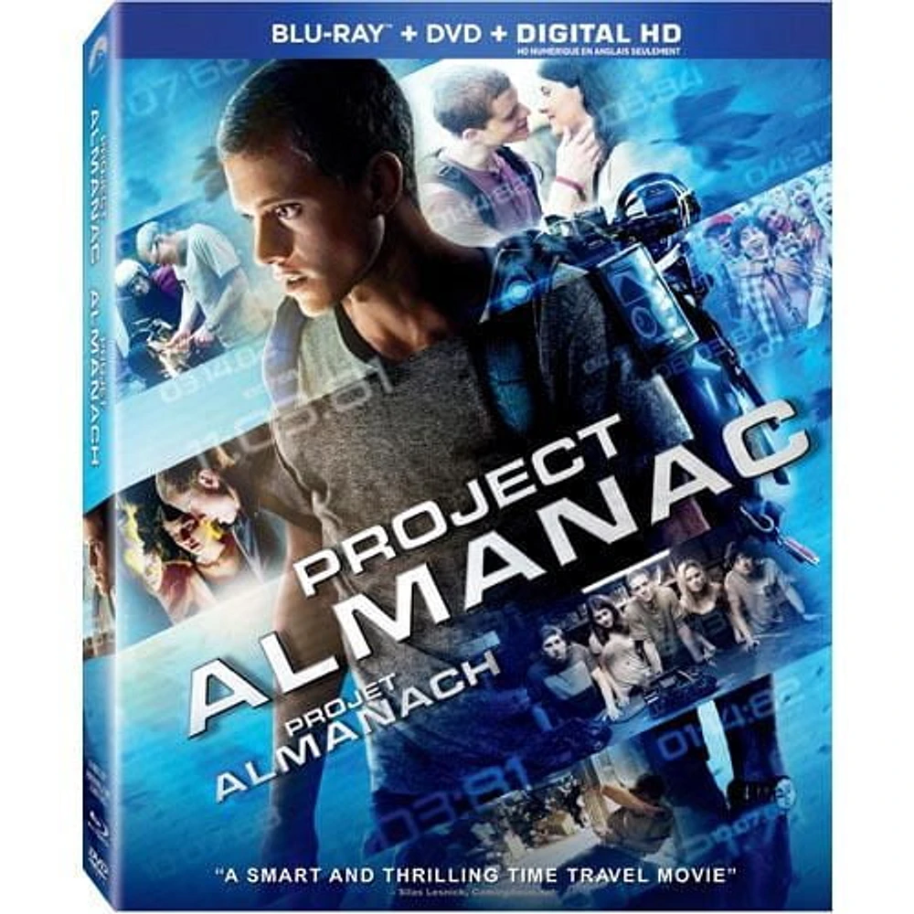 Project Almanac (Blu-ray + DVD + Digital HD) (Bilingual)